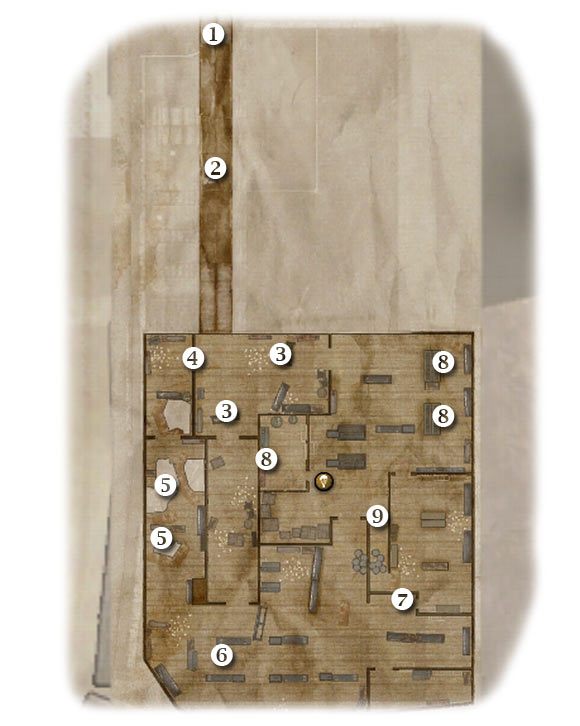 Oznaczenia: 1 - miejsce startu (kontynuacja) - Operation Garden - Zadanie 2 (cz.2) - Rozdział 5 - Brothers in Arms: Hells Highway - poradnik do gry