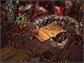 Za pomocą tej windy zjedziesz do Podziemnego Morza. - Labirynt smoków | Zadania główne Kings Bounty Legenda - Kings Bounty: Legenda - poradnik do gry