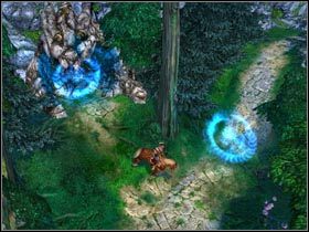 W Labiryncie Haasa będziesz przemieszczać się za pośrednictwem tego typu portali. - Labirynt smoków | Zadania główne Kings Bounty Legenda - Kings Bounty: Legenda - poradnik do gry