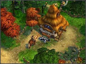 Dom Wilhelminy znajduje się w zachodniej części wsi. - Grenwort (cz.3) | Zadania poboczne Kings Bounty Legenda - Kings Bounty: Legenda - poradnik do gry