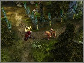 Norik włóczy się po cmentarzu. - Błotne Moczary (cz.1) | Zadania poboczne Kings Bounty Legenda - Kings Bounty: Legenda - poradnik do gry