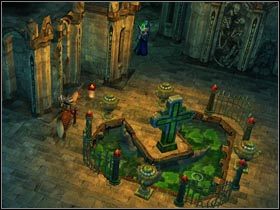 Grobowiec poświęcisz klikając na olbrzymim krzyżu. - Błotne Moczary (cz.3) | Zadania poboczne Kings Bounty Legenda - Kings Bounty: Legenda - poradnik do gry