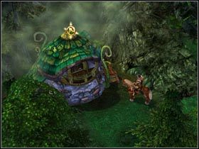 Dom na bagnach - to właśnie tutaj mieszka Bogis. - Błotne Moczary (cz.3) | Zadania poboczne Kings Bounty Legenda - Kings Bounty: Legenda - poradnik do gry