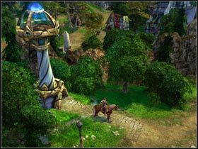 Akademia Magii znajduje się tuż obok zamku Verlon. - Las Verlon (cz.1) | Zadania poboczne Kings Bounty Legenda - Kings Bounty: Legenda - poradnik do gry