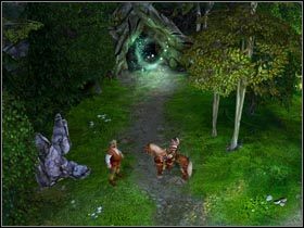 Piotr podejrzewa, że Ilik znajduje się w pobliskiej jaskini. - Las Verlon (cz.1) | Zadania poboczne Kings Bounty Legenda - Kings Bounty: Legenda - poradnik do gry