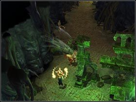 Po kilku wyczerpujących walkach z pająkami, w końcu dotrzesz do chłopca. - Las Verlon (cz.1) | Zadania poboczne Kings Bounty Legenda - Kings Bounty: Legenda - poradnik do gry