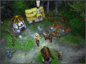 Piotr czeka na antidotum w wiosce. - Las Verlon (cz.1) | Zadania poboczne Kings Bounty Legenda - Kings Bounty: Legenda - poradnik do gry