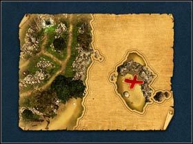 W ekwipunku pojawi się mapa wskazująca wyspę, gdzie zakopano drogocenny artefakt. - Wyspy Wschodnie (cz.1) | Zadania poboczne Kings Bounty Legenda - Kings Bounty: Legenda - poradnik do gry