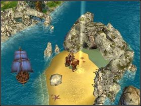 Świetlisty promień utwierdzi Cię w przekonaniu, że dobrze trafiłeś. Użyj łopaty aby wydobyć kufer na powierzchnię. - Wyspy Wschodnie (cz.1) | Zadania poboczne Kings Bounty Legenda - Kings Bounty: Legenda - poradnik do gry