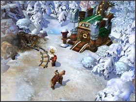 Poczekaj na krasnoluda i porozmawiaj z nim. Gdy Drom wróci do fabryki, będziesz mógł w niej rekrutować wojsko. - Szczyty Ardanu | Zadania poboczne Kings Bounty Legenda - Kings Bounty: Legenda - poradnik do gry