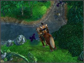 Wystarczy kliknąć na złolinie, aby nakarmić nim Egnuma. - Magiczna Dolina | Zadania poboczne Kings Bounty Legenda - Kings Bounty: Legenda - poradnik do gry