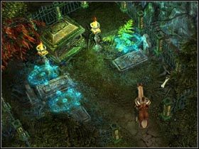 Pieczęcie zerwiesz klikając na grobowcach otoczonych błękitną poświatą. - Szare Pustkowia | Zadania poboczne Kings Bounty Legenda - Kings Bounty: Legenda - poradnik do gry