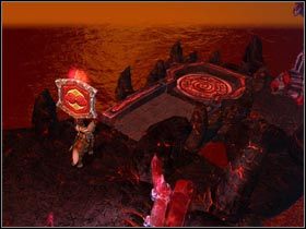 Do architekta dróg zabierze Cię platforma powietrzna, oznaczona czerwoną tabliczką. - Kraina demonów | Zadania poboczne Kings Bounty Legenda - Kings Bounty: Legenda - poradnik do gry