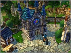 Mistrz Ryszard przebywa w Świątyni Rycerzy. - Grenwort | Inne zajęcia w Kings Bounty Legenda - Kings Bounty: Legenda - poradnik do gry