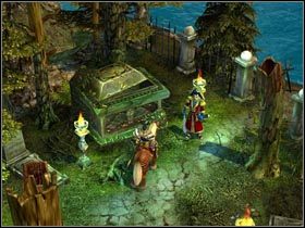 Bartłomiej podziękuje za wskrzeszenie i zniknie. - Wyspy Zachodnie | Inne zajęcia w Kings Bounty Legenda - Kings Bounty: Legenda - poradnik do gry