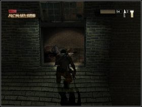 Po prawej znajduje się stos skrzynek zagradzających dalszą drogę - Odrzucenie silnych - Część trzecia - The Suffering: Zniewolony - poradnik do gry