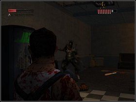 Gdy do sali wskakiwał Kapitan, wybił dużą dziurę w suficie - Recydywista - Część piąta - The Suffering: Zniewolony - poradnik do gry