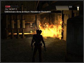 Po pokonaniu Podpalaczy wejdź do windy po lewej stronie pomieszczenia - Dyscyplina i kara (cd.) - Część piąta - The Suffering: Zniewolony - poradnik do gry