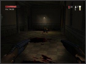 Wejdź w korytarzyk i rozbij drewniane drzwi po lewej - Dom występnego mordu - Część szósta - The Suffering: Zniewolony - poradnik do gry
