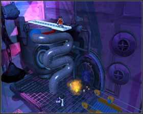 Wejdź Robinem po magnetycznej rurze i zepchnij klocek - An Icy Reception (cz.2) | Heros Episode 1 | LEGO Batman The Videogame - LEGO Batman: The Videogame - poradnik do gry