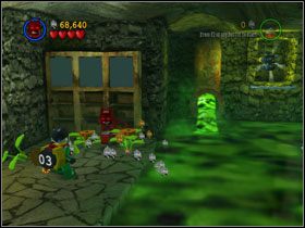 By przejść dalej, pozbieraj Robinem klocki i wsadź je do Attract Machine - A Poisonous Appointment (cz.3) | Heros Episode 1 | LEGO Batman The Videogame - LEGO Batman: The Videogame - poradnik do gry