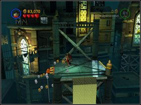 Idź w prawo i wejdź Robinem po metalowej ściance - There She Goes Again (cz.2) | Heros Episode 2 | LEGO Batman The Videogame - LEGO Batman: The Videogame - poradnik do gry