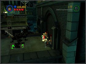 Przeleć na sąsiedni dach i pociągnij za obie wajchy - There She Goes Again (cz.3) | Heros Episode 2 | LEGO Batman The Videogame - LEGO Batman: The Videogame - poradnik do gry
