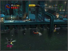 Zniszcz kolorowe kraty torpedą i strzel w czerwony przełącznik - Batboat Battle (cz.2) | Heros Episode 2 | LEGO Batman The Videogame - LEGO Batman: The Videogame - poradnik do gry