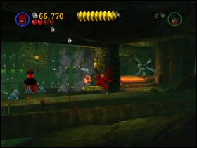 Po prawej stronie znajdziesz Kanister (#8) - A Poisonous Appointment (cz.2) | Heros Episode 1 | LEGO Batman The Videogame - LEGO Batman: The Videogame - poradnik do gry