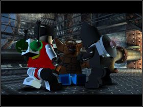 By pokonać Bossa, musisz zbudować wielki gramofon z klocków na środku pomieszczenia - Zoos Company (cz.2) | Heros Episode 2 | LEGO Batman The Videogame - LEGO Batman: The Videogame - poradnik do gry