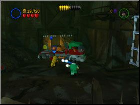 Wejdź po drabinie i przejdź do kolejnego pomieszczenia - The Riddler Makes a Withdrawal (cz.1) | Villiant Episode 4 - LEGO Batman: The Videogame - poradnik do gry