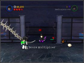 Free Play: Umieść 25 klocków w attract machine - Stealing the Show (cz.2) | Villiant Episode 5 | LEGO Batman The Videogame - LEGO Batman: The Videogame - poradnik do gry