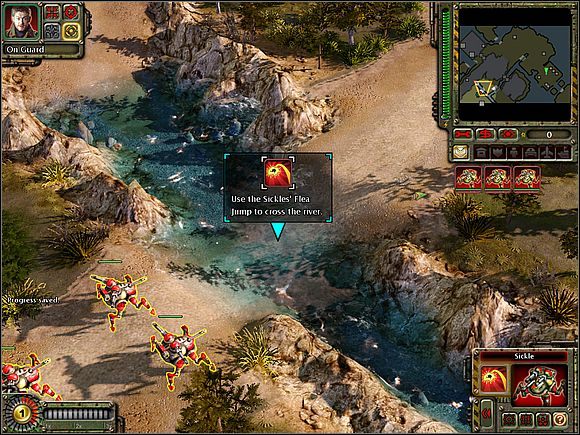 Na drugim brzegu zostaniesz zaatakowany przez japońską piechotę - Krasna-45 - Opis przejścia (cz.1) - Sowieci - Command & Conquer: Red Alert 3 - poradnik do gry