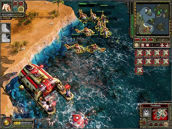 Kilka wrogich poduszkowców może wjechać Ci do bazy - Mykonos - Opis przejścia (cz.1) - Sowieci - Command & Conquer: Red Alert 3 - poradnik do gry