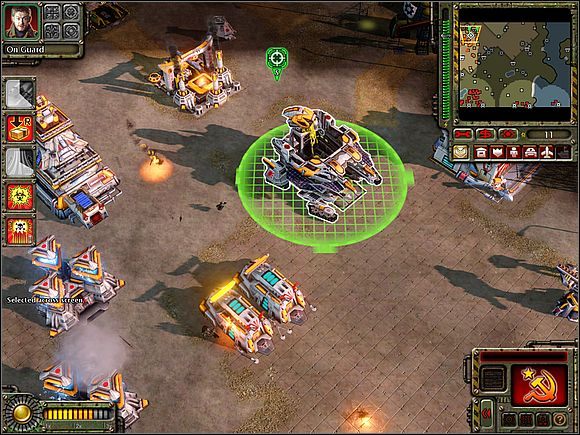 Baza Kenji'ego ma słabą ochronę przeciwlotniczą. - Góra Fuji - Opis przejścia (cz.4) - Sowieci - Command & Conquer: Red Alert 3 - poradnik do gry