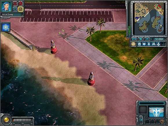 Nie zapominaj również o tym, że możesz do bazy wjechać czołgami - Cannes - Opis przejścia (cz.2) - Alianci - Command & Conquer: Red Alert 3 - poradnik do gry