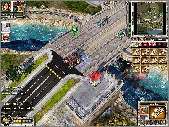 Wyprodukuj również 2-3 Mecha Tengu i przerób je na samoloty - Stalingrad - Opis przejścia (cz.2) - Japonia - Command & Conquer: Red Alert 3 - poradnik do gry
