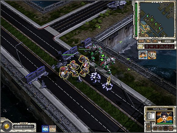 Po drodze spotkasz jeszcze posiłki w postaci kilku wojowników Ninja - Jokohama - Opis przejścia (cz.1) - Japonia - Command & Conquer: Red Alert 3 - poradnik do gry
