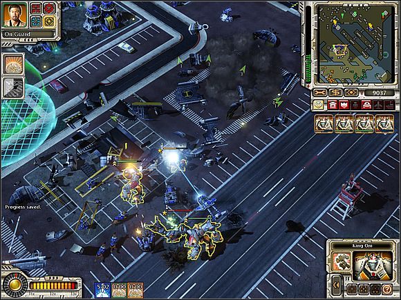 Jeśli nie masz co robić z polem siłowym tworzonym przez Nanogniazdo, sprawdzaj czy sojusznik go nie potrzebuje - Amsterdam - Opis przejścia (cz.2) - Japonia - Command & Conquer: Red Alert 3 - poradnik do gry