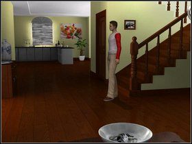 Teraz wróć Frankiem do zejścia na parter - ale nie schodź po schodach - Poradnik do gry - Biznes jak zawsze (Bussines as usual) - The Hardy Boys: The Hidden Theft - poradnik do gry