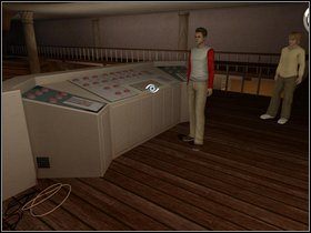 Potem wróć na korytarz kulis i wejdź po schodach - To jest we krwi (Its In the blood) cz.4 | The Hardy Boys The Hidden Theft - The Hardy Boys: The Hidden Theft - poradnik do gry