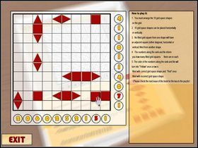 Musisz ułożyć figury w ten sposób, aby suma zajętych pól pionowo lub poziomo wynosiła tyle, ile napisane jest z boku lub na dole danego rzędu - To jest we krwi (Its In the blood) cz.4 | The Hardy Boys The Hidden Theft - The Hardy Boys: The Hidden Theft - poradnik do gry