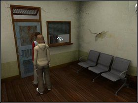 Kliknij na okno nad zamkniętymi drzwiami - Masz to na co zasługujesz (What goes around, comes around) cz.2 - The Hardy Boys: The Hidden Theft - poradnik do gry