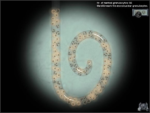 Uzupełnij kartotekę 814 i wpisz wartości, 56/44 tak jak na obrazku poniżej - 11. Vladovista, powrót - Badanie dla próbki 814 (Arno Moriani) - Dracula 3: The Path of the Dragon - poradnik do gry
