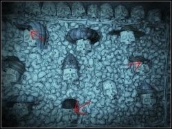 Na końcu wbij strzykawkę środkową czaszkę, w spiczastym hełmie - 13. Zamek, cz I | Dracula 3 The Path of the Dragon - Dracula 3: The Path of the Dragon - poradnik do gry