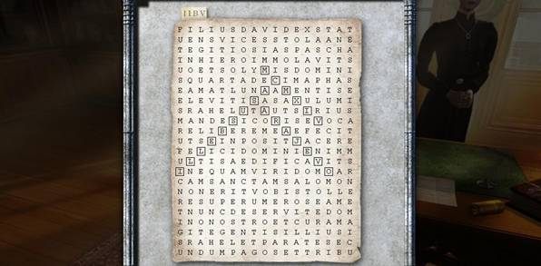 Tym razem musisz zaznaczyć znaleziona w manuskrypcie słowa - 6. Budapeszt | Dracula 3 The Path of the Dragon - Dracula 3: The Path of the Dragon - poradnik do gry