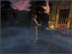 Najważniejsze byś porozmawiał z Ionelem, który czeka nieopodal gospody (17) - 7. Powrót do Vladovisty | Dracula 3 The Path of the Dragon - Dracula 3: The Path of the Dragon - poradnik do gry