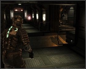 Następnie musimy dwukrotnie skorzystać z kinezy, aby przyciągnąć platformę, po której przejdziemy dalej - Intensywna terapia (cz.2) | Rozdział 02 | Solucja Dead Space - Dead Space - poradnik do gry