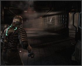 W poczekalni na stacji kolejki przeszukujemy szafkę - W próżnię (cz.1) | Rozdział 07 | Solucja Dead Space - Dead Space - poradnik do gry
