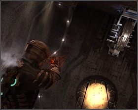 Nie opuszczając meteorytu wracamy do naszego głównego zadania, musimy umieścić nadajnik - W próżnię (cz.3) | Rozdział 07 | Solucja Dead Space - Dead Space - poradnik do gry